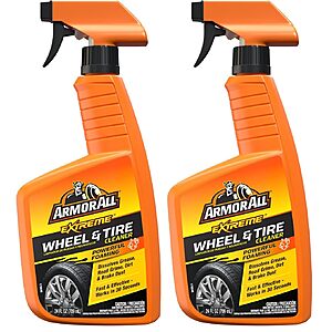 2 pack, Armor All Extreme Wheel and Tire Cleaner, Car Wheel Cleaner Spray, 24 Fl Oz, $8.07, Amazon