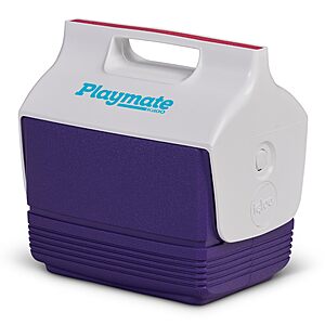 4 qt, 6 cans, Igloo Classic Playmate Coolers | Insulated Hard Shell Cooler Chest (purple), $16.99, FS Prime, Amazon