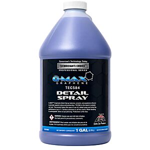 Technicians Choice G-MAX&reg; Graphene Detail Spray (TEC584) &ndash; 1 Gallon Professional Exterior Detailer, $33.99, Amazon