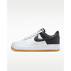 Nike Men's Air Force 1 '07 LV8 Sneakers (Summit White/Metallic Silver/White/Black) $67.98 + Free Shipping