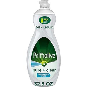 32.5-Oz Palmolive Ultra Dishwashing Liquid Dish Soap (Pure + Clear, Fragrance Free) $2.29 w/ S&S + Free Shipping w/ Prime or on orders over $35