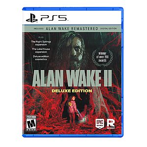 Alan Wake 2 Deluxe Edition (PS5) $29.83 + Free Shipping w/ Prime or on orders over $35