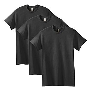 3-Pack Gildan Adult Heavy Cotton T-Shirt (Black) $9.92 + Free Shipping w/ Prime or on orders over $35