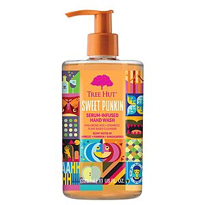 11-Oz Tree Hut Serum Infused Hand Wash (Sweet Punkin) $3.40 w/ S&S + Free Shipping w/ Prime or on orders over $35