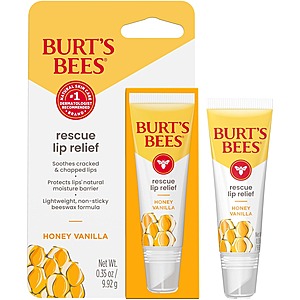 0.35-Oz Burt's Bees Rescue Lip Relief Lip Balm (Honey Vanilla) $3.38 + Free Shipping w/ Prime or on orders over $35