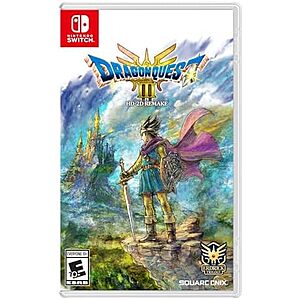 Dragon Quest III HD-2D Remake (Nintendo Switch) $25 + Free Shipping w/ Prime or on orders over $35