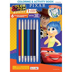 Disney Pixar Coloring Book w/ 6 Markers $4.40 + Free Shipping w/ Prime or on orders over $35