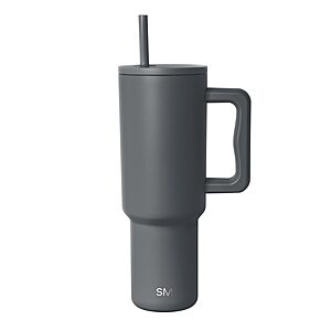 40-Oz Simple Modern Trek Tumbler w/ Handle and Straw Lid (Graphite) $15 + Free Shipping w/ Prime or on orders over $35