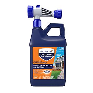 64-Oz MICROBAN Outdoor Surface Care Multi-Purpose Foaming Cleaner $11.26 + Free Shipping w/ Prime or on orders over $35