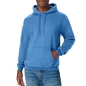 Hanes Men's EcoSmart Fleece Pullover Hooded Sweatshirt (Denim Blue) $8 + Free Shipping w/ Prime or on orders over $35