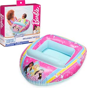 SwimWays Barbie Inflatable Boat Water Vehicle $3.77 + Free Shipping w/ Prime or on orders over $35