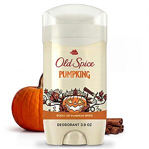 3-Oz Old Spice Aluminum Free Deodorant (Pumpkin Spice) $3.47 + Free Shipping w/ Prime or on orders over $35