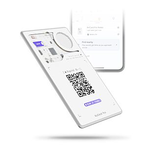 $20 - Rolling Square AirCard Pro - Android Find Hub only &ndash; Bluetooth Tracker Card (2 Pack)