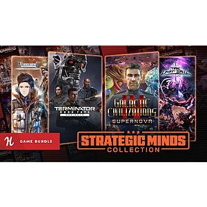 $18 7-Game Strategic Minds Collection: Terminator: Dark Fate - Defiance; The Last Spell & More (Steam PC Games)