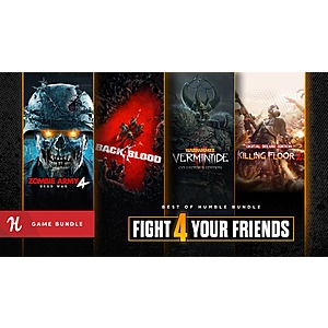 $10 6-Game Humble Fight 4 Your Friends Bundle: Back 4 Blood: Deluxe Edition, Zombie Army 4 & More (PC Games)