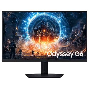 Samsung EPP & EDU: 27" Odyssey G60F 1440p QHD 350Hz 1ms IPS Gaming Monitor + Resident Evil Requiem $200 + Free Shipping