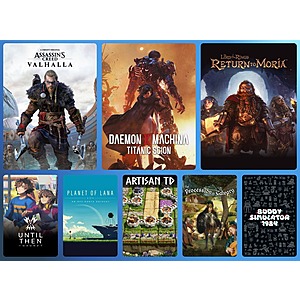 8-Game Humble Choice April: Assassin's Creed Valhalla, Daemon X Machina: Titanic Scion, LOTR: Return to Moria & More (Steam Games) $15
