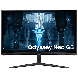 Samsung EPP & EDU: 32" Odyssey Neo G8 4K UHD HDR2000 Curved Gaming Monitor + Resident Evil Requiem $400 + Free Shipping