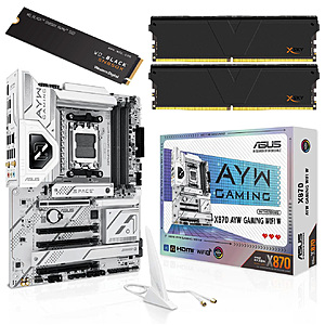 [Bundle] ASUS X870 AYW GAMING WIFI MB + 32GB V-COLOR Manta XSky DDR5 6000MHz CL30 RAM + 1TB WD_BLACK SN850X SSD $499.99 + Free Shipping