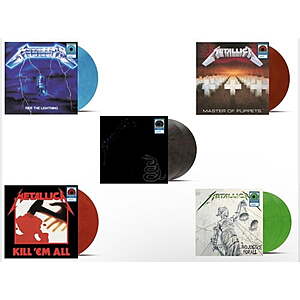 5-Album Metallica Vinyl Set $109.97 + Free Shipping