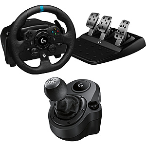 Logitech G923 Trueforce Racing Wheel System (Xbox/PS/PC) + Driving Force Shifter $264 + Free S/H