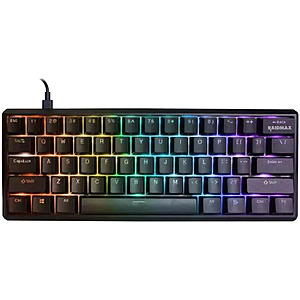 Raidmax Mini ONE 60% Gasket Hot-Swappable Mechanical Gaming Keyboard w/ ARGB & Outemu Red Switches $19.99 + Free Shipping