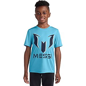 Messi Boys' Short Sleeve T-Shirt (Various Designs, Sizes) $5.49 + Free Shipping w/ Prime or on $35+