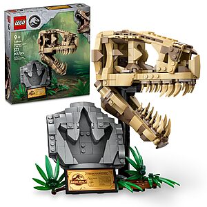 [Prime] 577-Piece LEGO Jurassic World Dinosaur Fossils: T. rex Skull Building Set $27.99 + Free Shipping