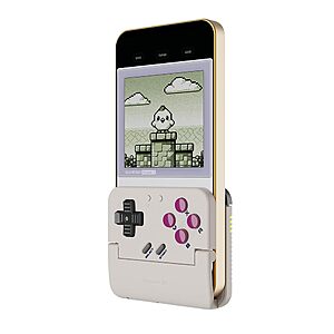 GameSir Pocket Taco Vertical Mobile Gaming Controller – Retro Arcade Bluetooth Gamepad for Android, Portableh Wireless Game Controller for phone, 600mAh Battery, Pass-Through Charging - White