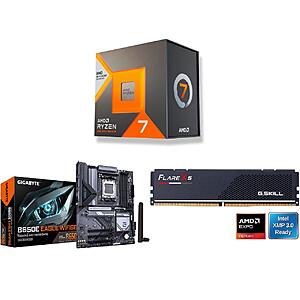 [Bundle] GIGABYTE B650E EAGLE 6E MB + Ryzen 7 7700X3D CPU + 16GB G.SKILL Flare X5 RAM $481 + Free Shipping