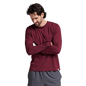 Russell Athletic Men's Dri-Power Moisture Wicking Long Sleeve Tee (Various) $6.62 + Free Shipping w/ Prime or on $35+