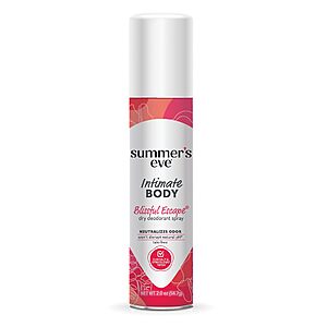[Select Accounts] 2-Oz Summer's Eve Blissful Escape Daily Refreshing Feminine Spray $1.64 w/ S&S + Free Shipping w/ Prime or on $35+
