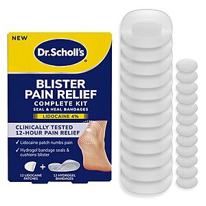12-Ct Dr. Scholl's Blister Pain Relief Complete Kit $7.98 w/ S&S + Free Shipping w/ Prime or on $35+