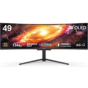 [Select Accounts] INNOCN 49" QD-OLED 5120x1440p 144Hz Ultrawide Curved Gaming Monitor $629.99 + Free Shipping