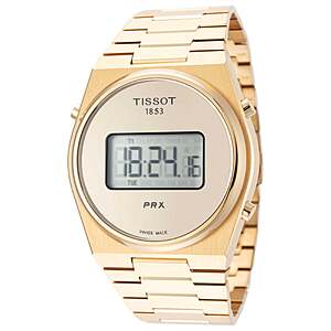 Tissot PRX 40mm Gold Dial Men's Quartz Watch $149.60 & More + Free Shipping