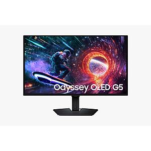 27" Samsung Odyssey G50SF 1440p 180Hz QD-OLED Monitor $314.59 or less + Free Shipping