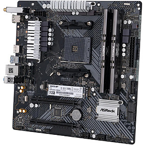 [Bundle] ASRock B450M/AC AM4 mATX Motherboard + 16GB Team T-FORCE DDR4-3200 RAM + 512GB Patriot NVMe SSD $199 + Free Shipping