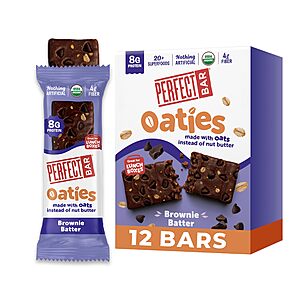 12-Ct 1.83-Oz Perfect Bar Oaties Brownie Batter Gluten-Free Protein Bars $14.94 w/ S&S + Free Shipping w/ Prime or on $35+