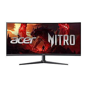 34" Acer Nitro 1440p 200Hz 0.5ms 1500R Curved VA Gaming Monitor $199.99 + Free Shipping
