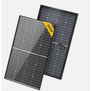 BougeRV N-Type 12V/24V 200 Watt Bifacial 16BB Solar Panel $144