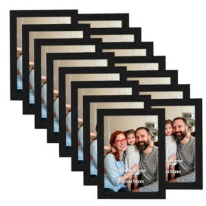 Giftgarden 5x7 Picture Frames Set of 15, Black Wooden Photo Frame $11.99