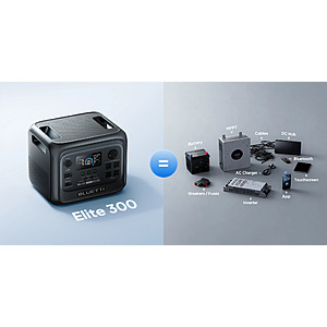 BLUETTI Elite 300 portable power station $1033.06