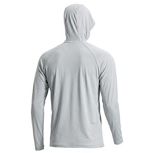 LOOGU Men's UPF 50+ Sun Protection Hoodie Shirt Quick Dry Lightweight Long Sleeve $7.49
