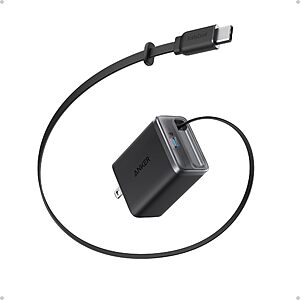 Anker Nano Retractable USB C Charger Block, Compact 35W Phone Charger $29.99