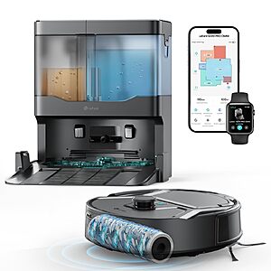 Lefant Robot Vacuum and Mop, 20000Pa Strong Suction, Self-Cleaning Roller Mop with Auto Drying $175.99