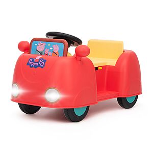 Peppa Pig - Ride On Toy, 6V for Toddlers, Interactive Electric Car with Foot Pedal and Steering Wheel, Fun Electric Vehicle for Boys and Girls