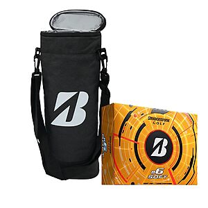 12-Pack Bridgestone e6 Soft Golf Balls & Golf Cooler Bag Bundle $34.67 + Free Shipping w/ Prime or on $35+