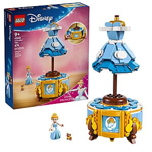 474-Piece LEGO Disney: Dresses - Cinderella's Dress (43266, 2025) $24.99 + Free Shipping w/ Prime or on $35+