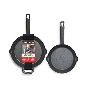 GreenPan x Bobby Flay Cast Iron Skillet Set, 8" &10" $29.99 + Free Shipping w/ Prime or on $35+