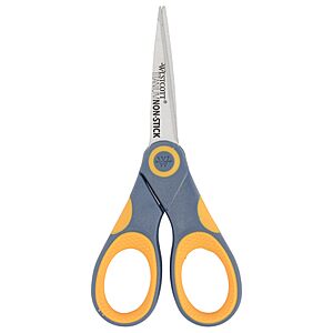 5" Westcott Titanium Bonded Non-Stick Scissors $3.5 + Free Shipping w/ Prime or on $35+